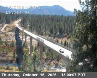 Hwy 267 at Truckee Bypass, SR-267 at 13:00 on 2026-10-15