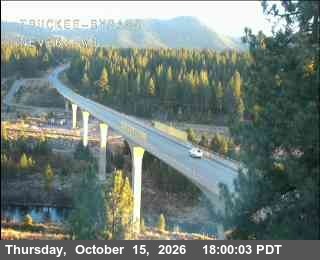 Hwy 267 at Truckee Bypass, SR-267 at 18:00 on 2026-10-15