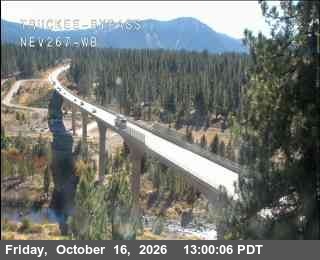 Hwy 267 at Truckee Bypass, SR-267 at 13:00 on 2026-10-16
