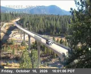 Hwy 267 at Truckee Bypass, SR-267 at 16:00 on 2026-10-16
